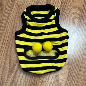 Striped Yellow and Black Pet Costume